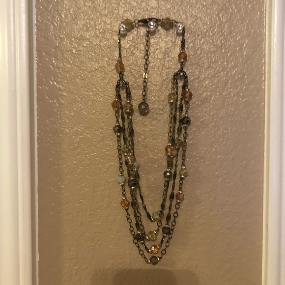 COLLANA MEZZA LUNA ROSE ROSSE E VIOLA - Gioielli - Collane - di Il